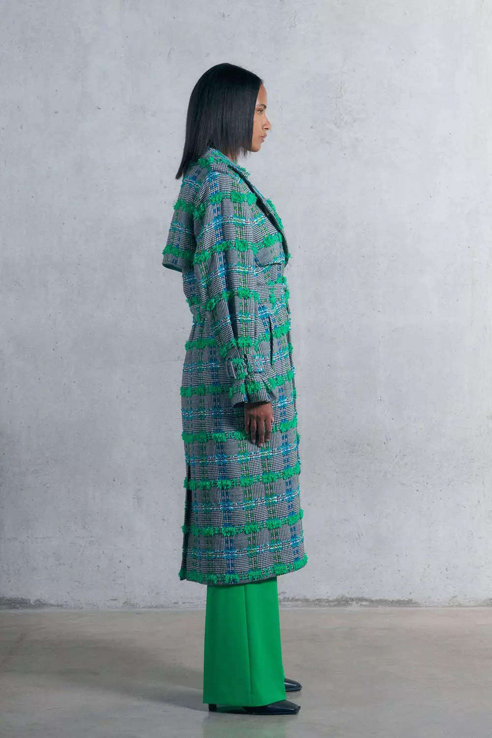 Linton Tweed Trench Coat | Karen Millen