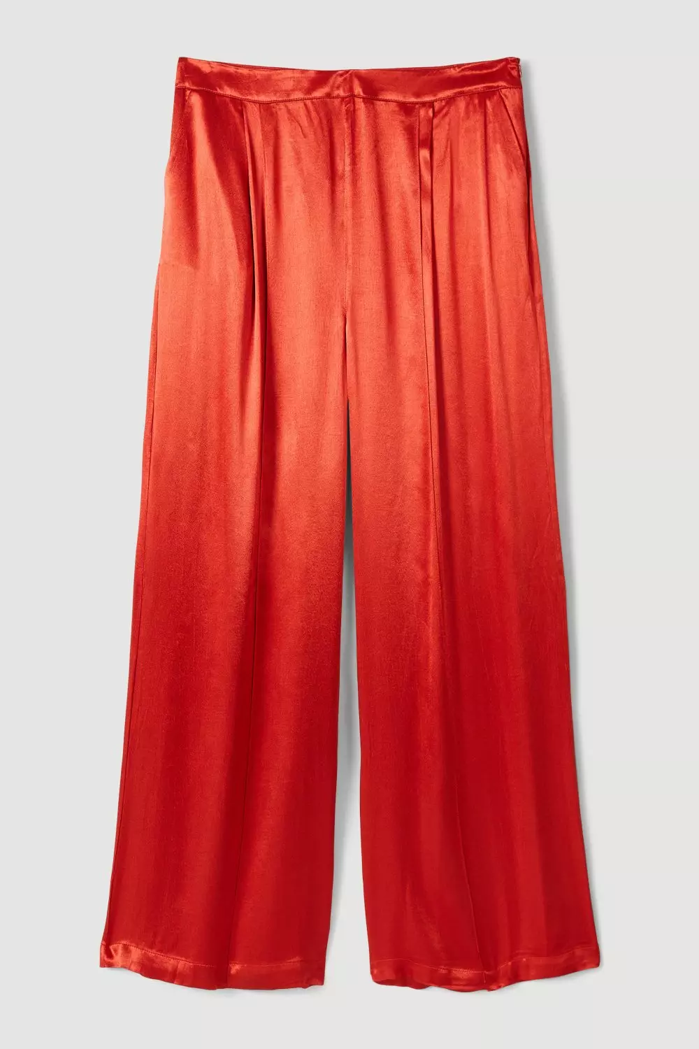パンツ FERRAGAMO FW25 Palazzo Silk pants (783412 CORALNEWRED) パンツ FERRAGAMO FW25 Palazzo Silk pants (783412 CORALNEWRED