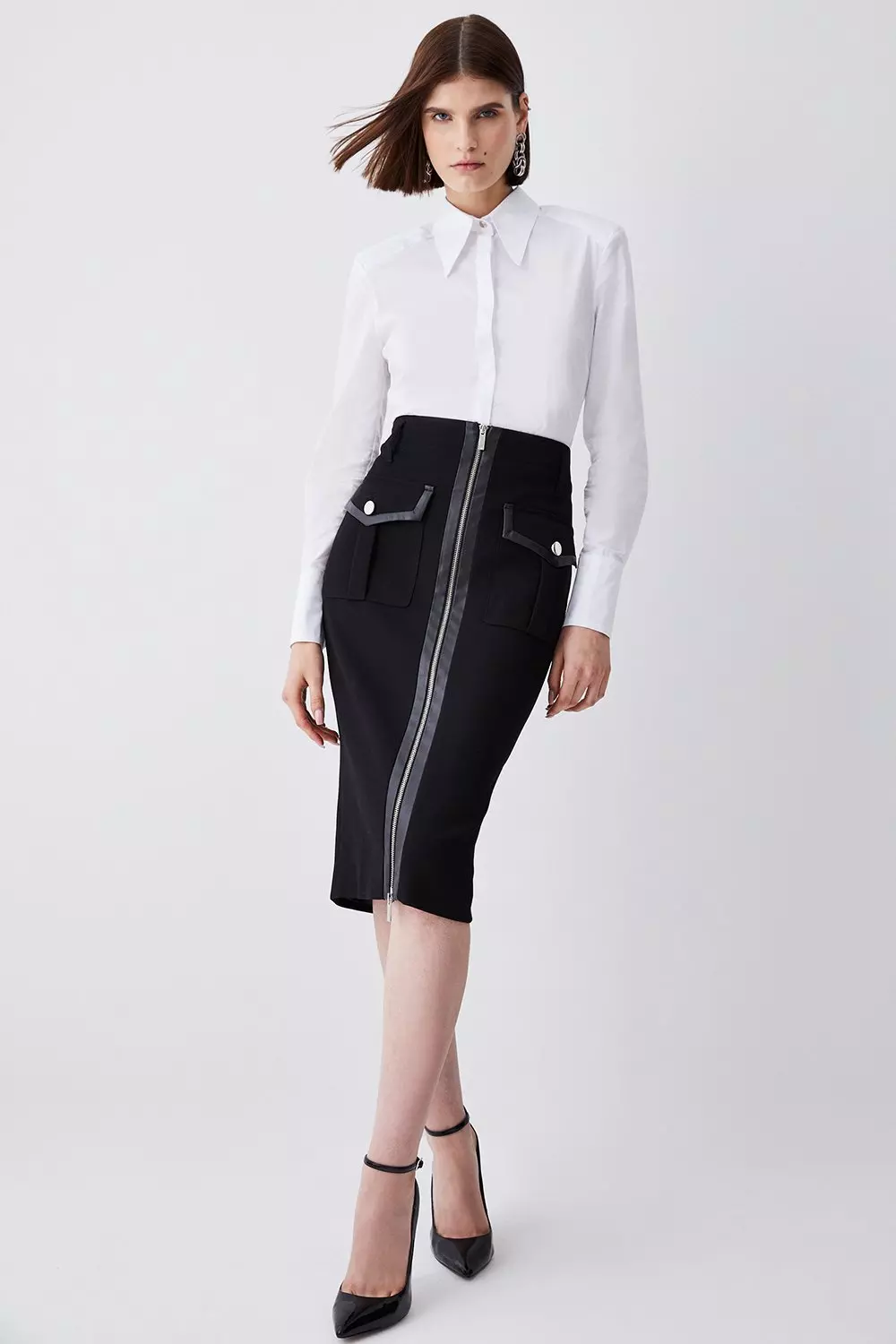 Black pencil skirt karen millen best sale