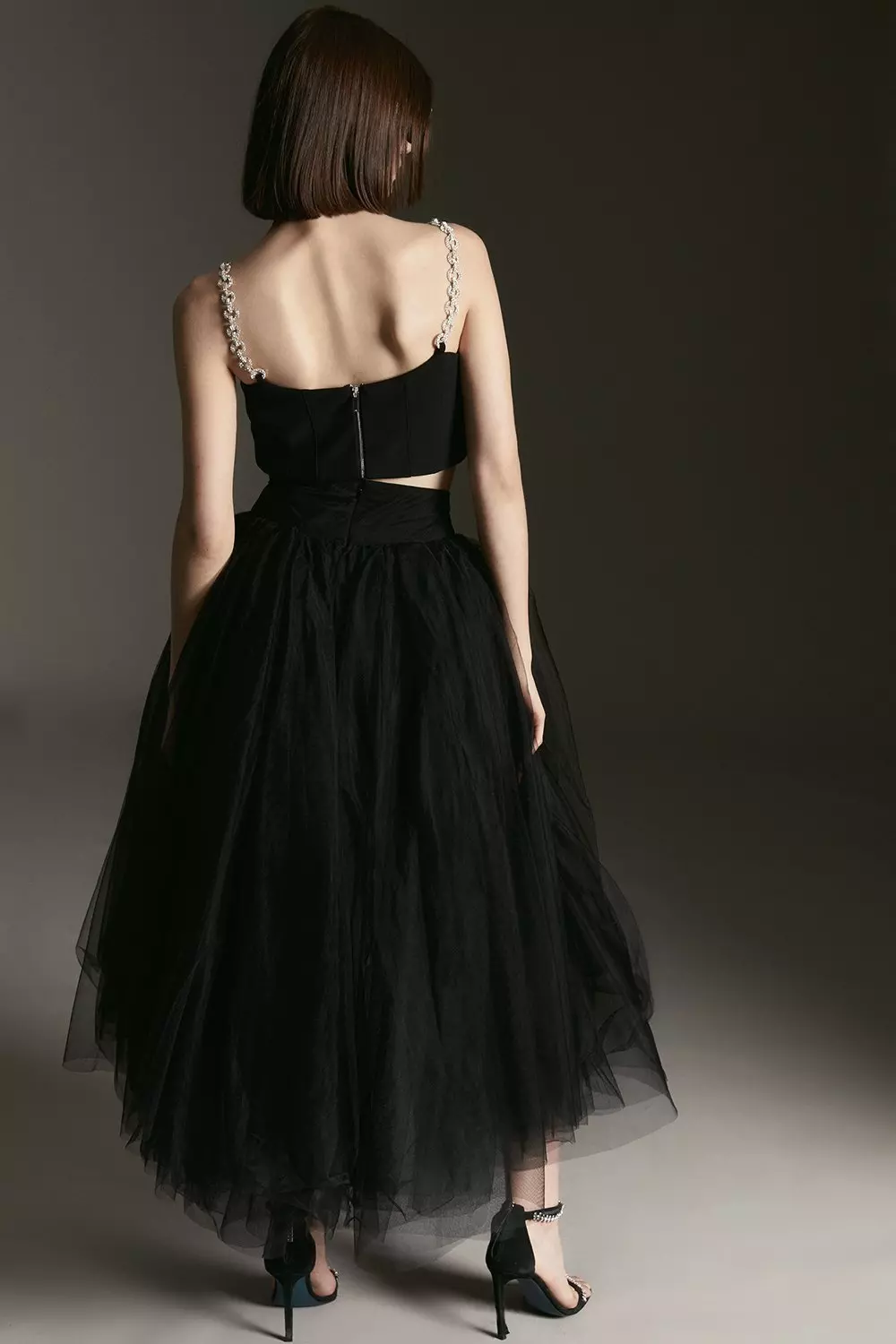 Karen millen black skirt best sale