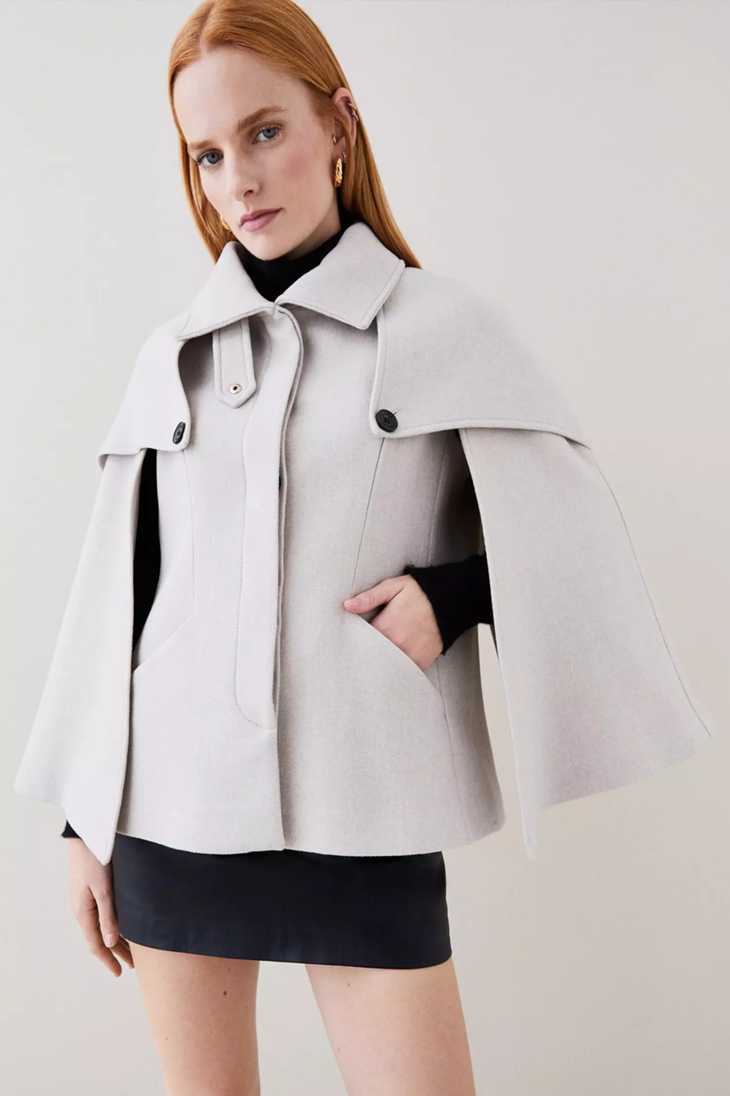 Karen millen cape coat best sale