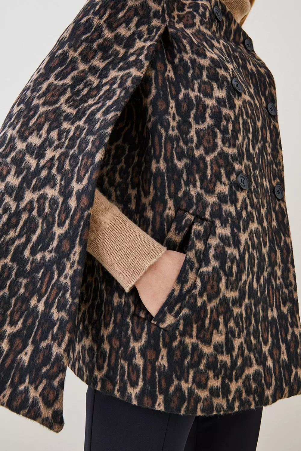 Karen millen leopard jacket best sale