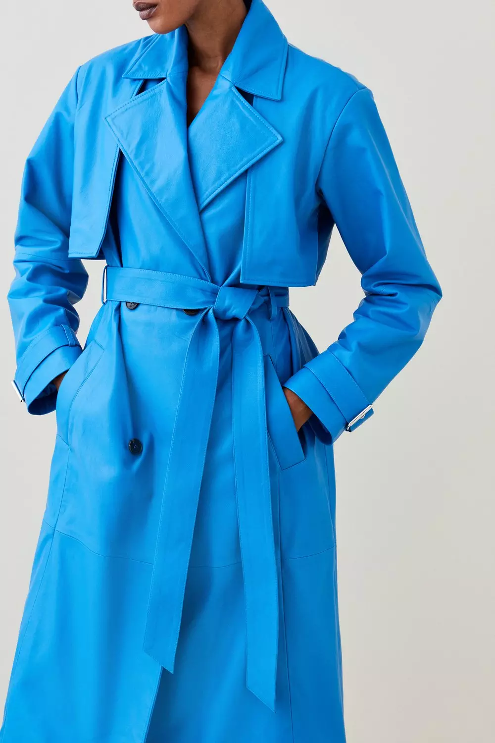 Aqua trench coat outlet