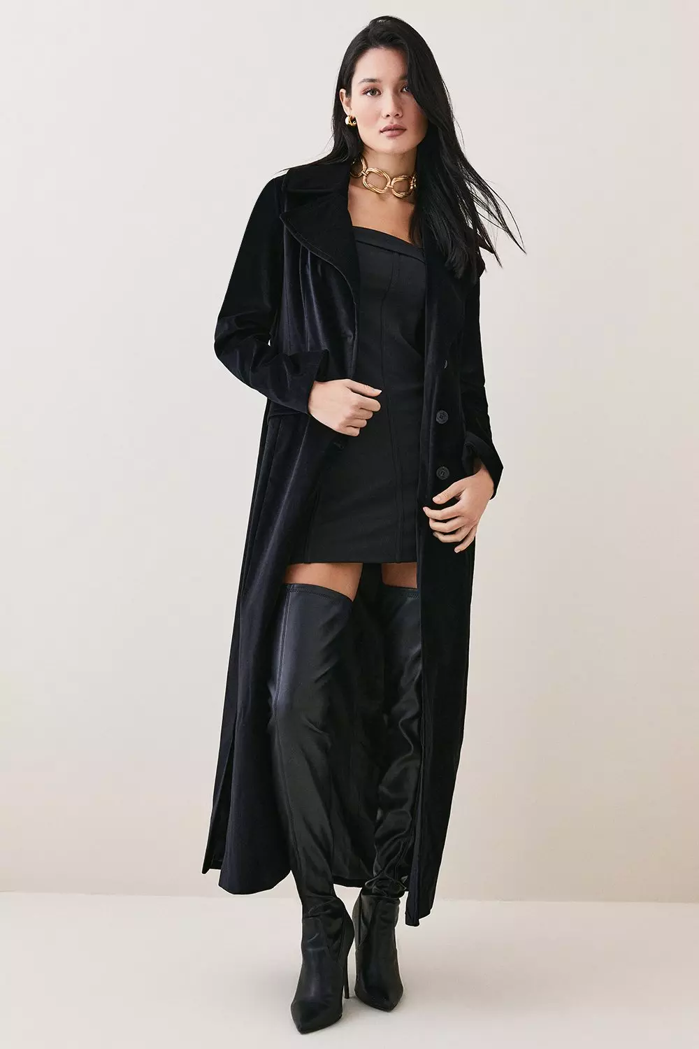 Karen millen velvet jacket hotsell