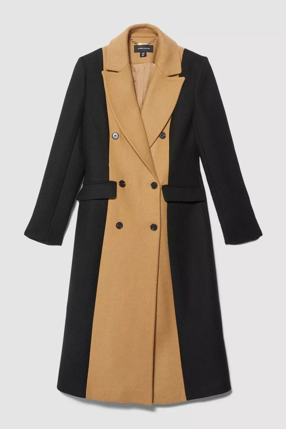 KAREN MILLEN イタリアンウールテイラードトレンチコート トレンチ Karen Millen(カレンミレン) コート(レディース