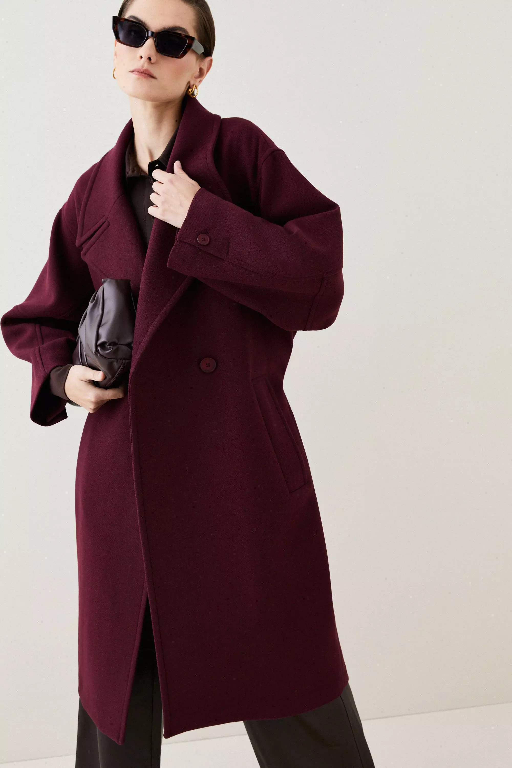 ジャケット・アウター IRENISA 2022AW RAGLAN SLEEVED OVER COAT IRENISA 2022AW RAGLAN SLEEVED OVER COAT