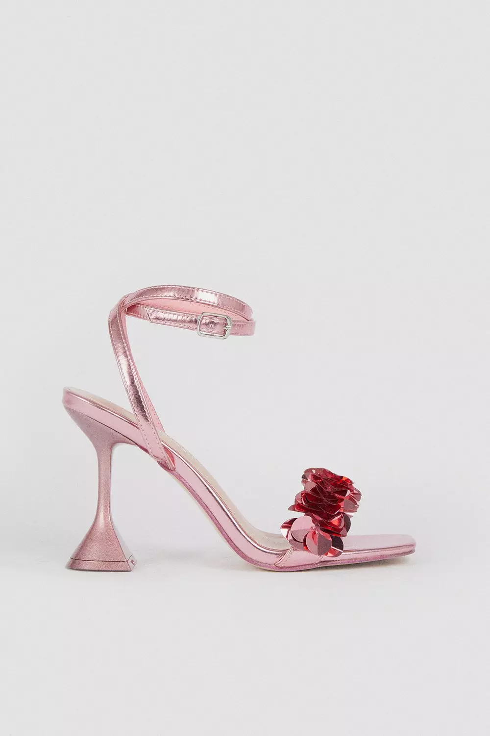 ★Karen Millen クリンクルジョーゼットフレア 魅惑的マキシ★ Sequin Flare Detail Heel | Karen Millen