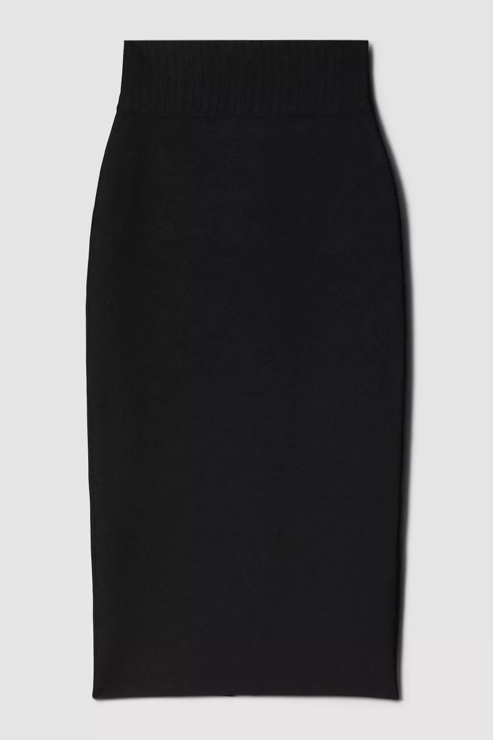 Bandage Form Fitting Knit Midi Skirt Karen Millen