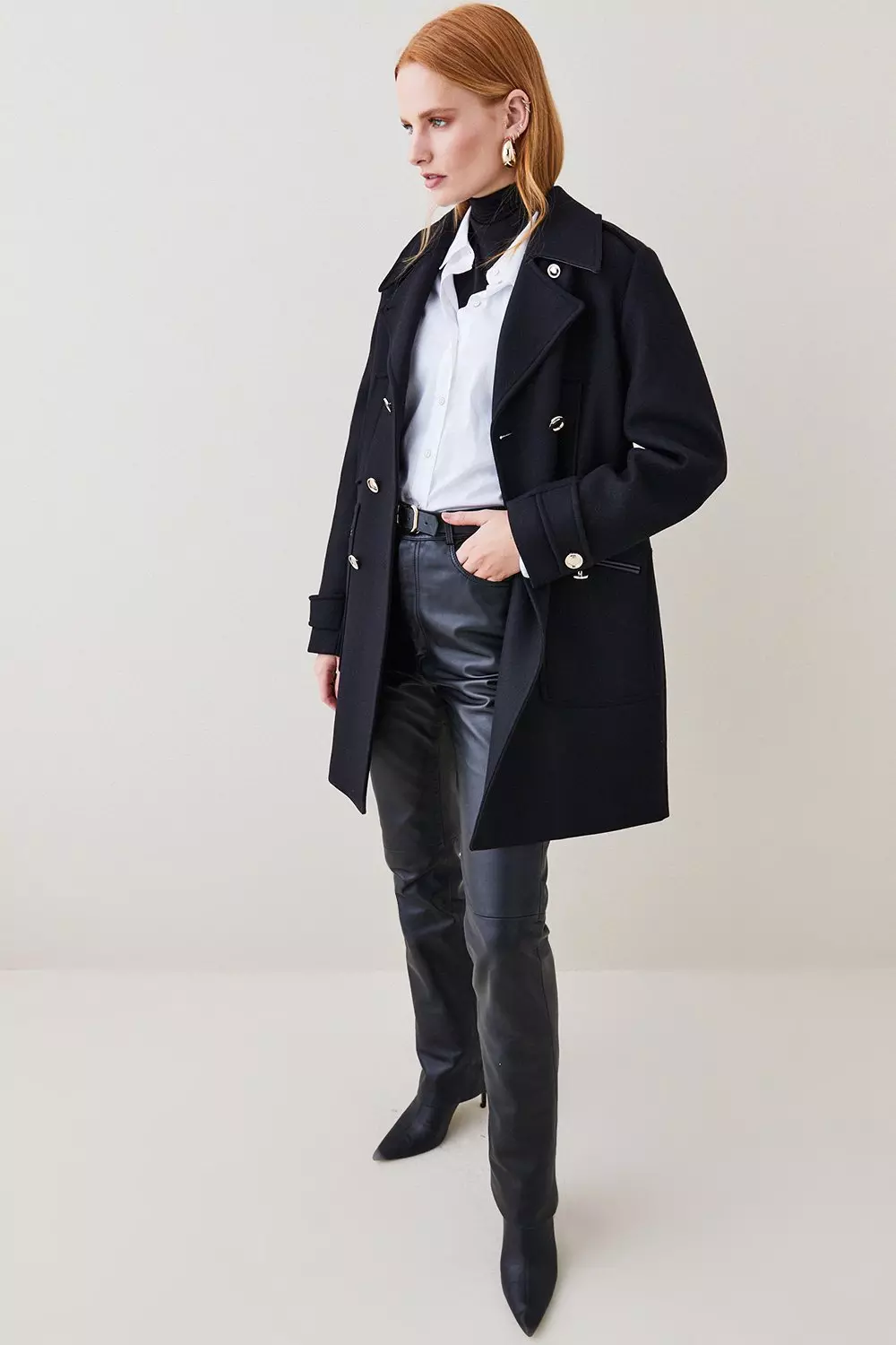 【美品】MARNO Jane coat Navy Outerwear – ginewusa