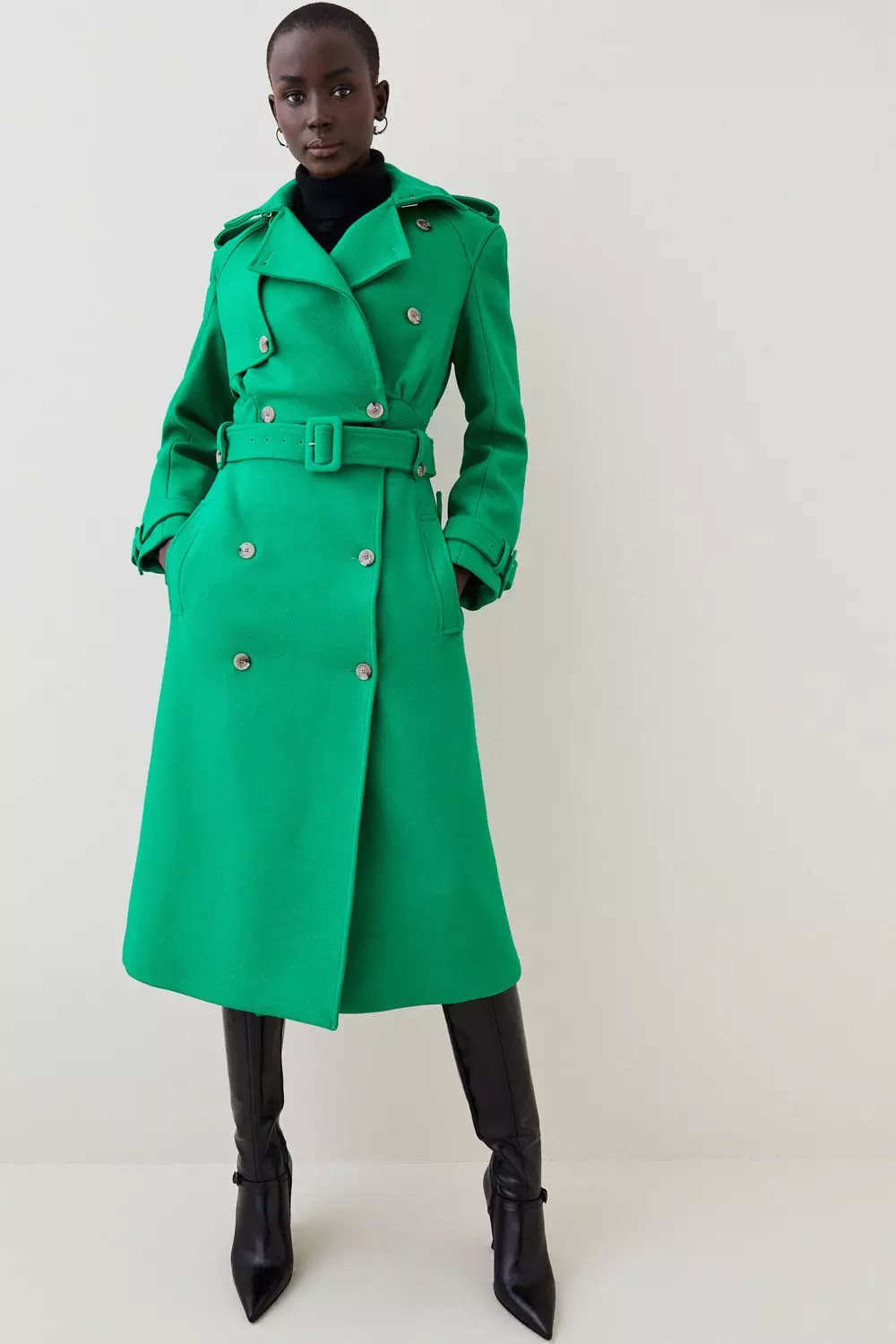 Karen millen wool coat hotsell