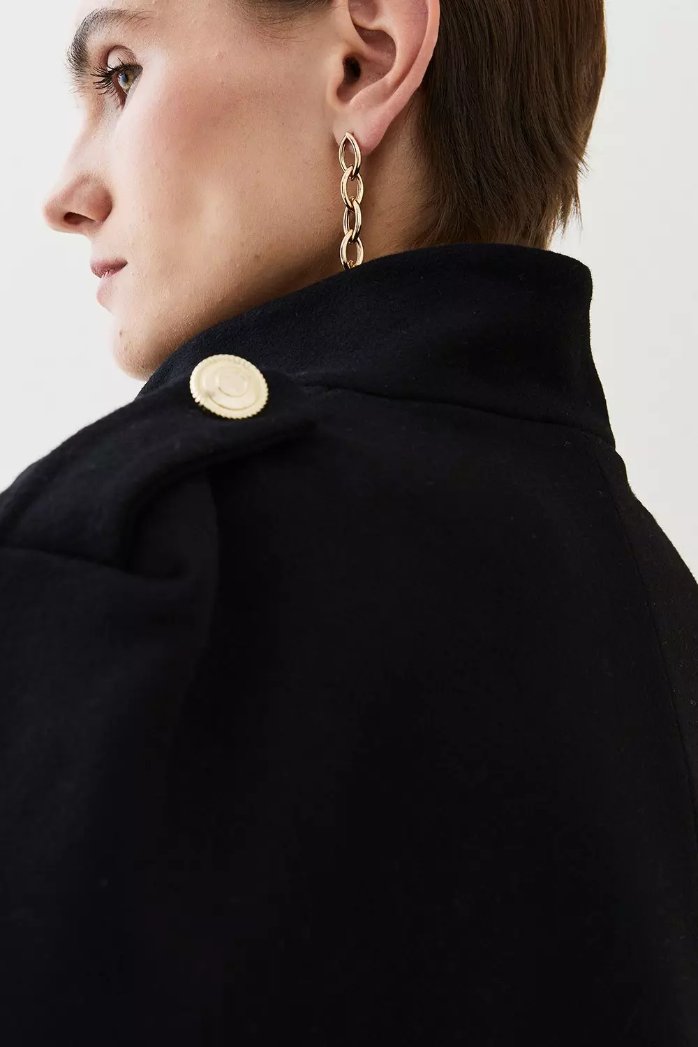 MARNO Helena coat ブラック Grand Le Mar - Black Virgin Wool Raglan Coat – Grand Lè Mar