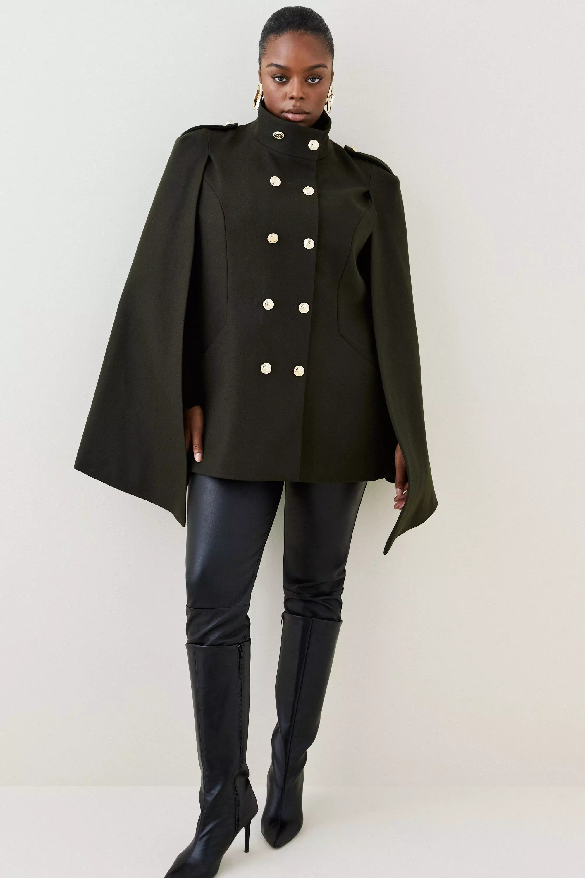 Plus cape coat hotsell