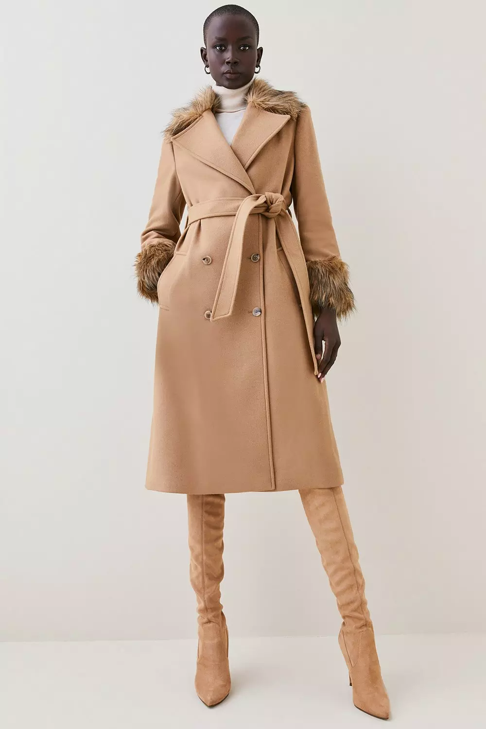 Selling Classic italian wrap coat