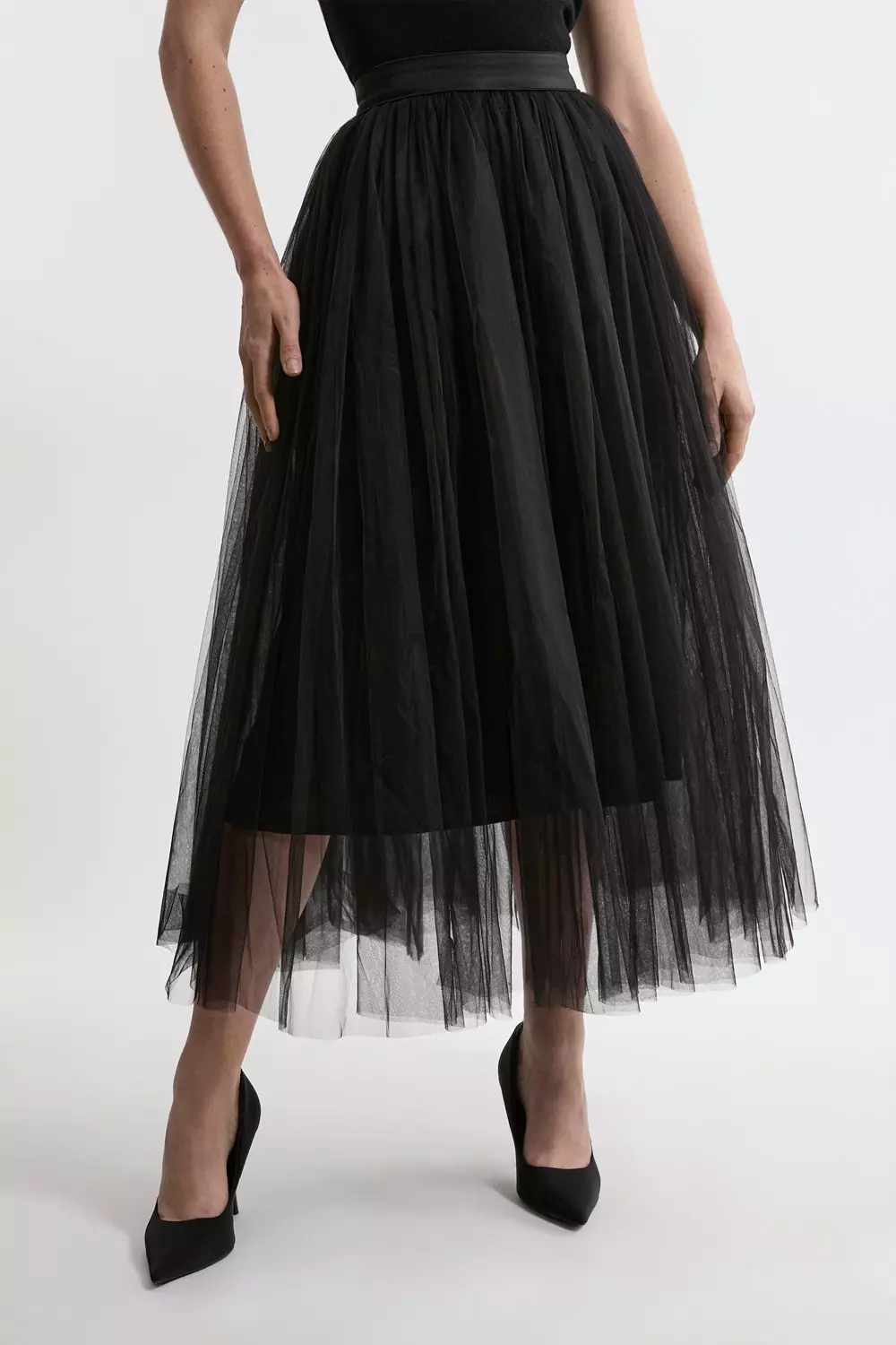 Petite maxi tulle skirt best sale