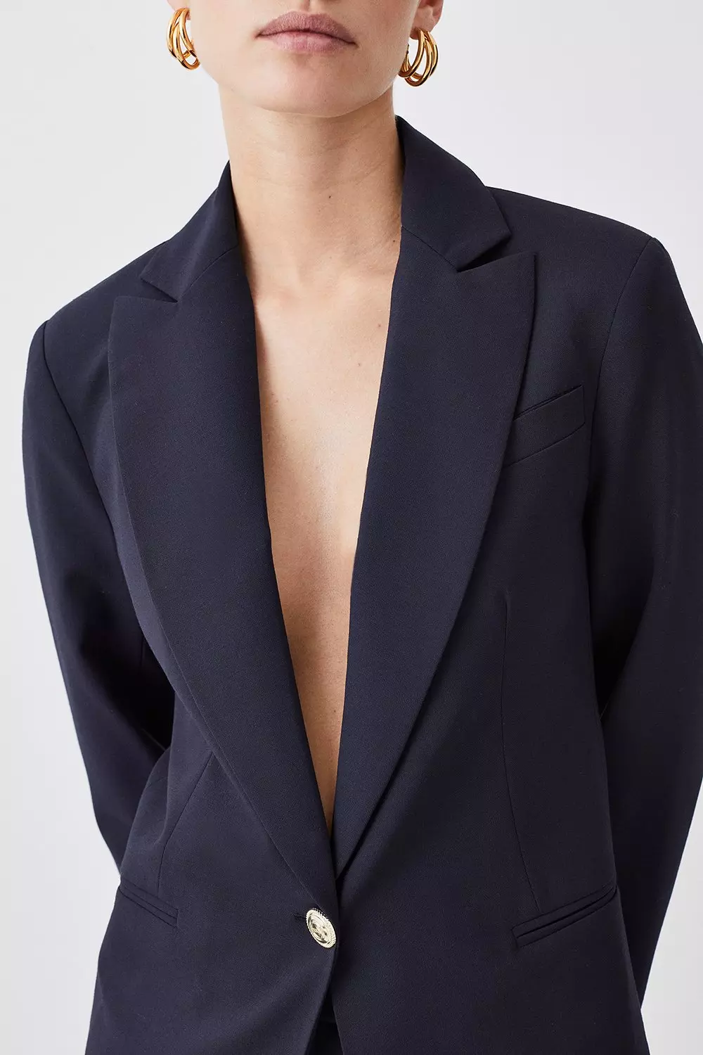 Petite Tailored Single Breasted Blazer Karen Millen