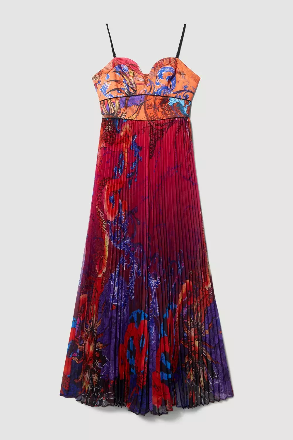 Multi British Museum Celestial Pleat Jumpsuit  alternative image