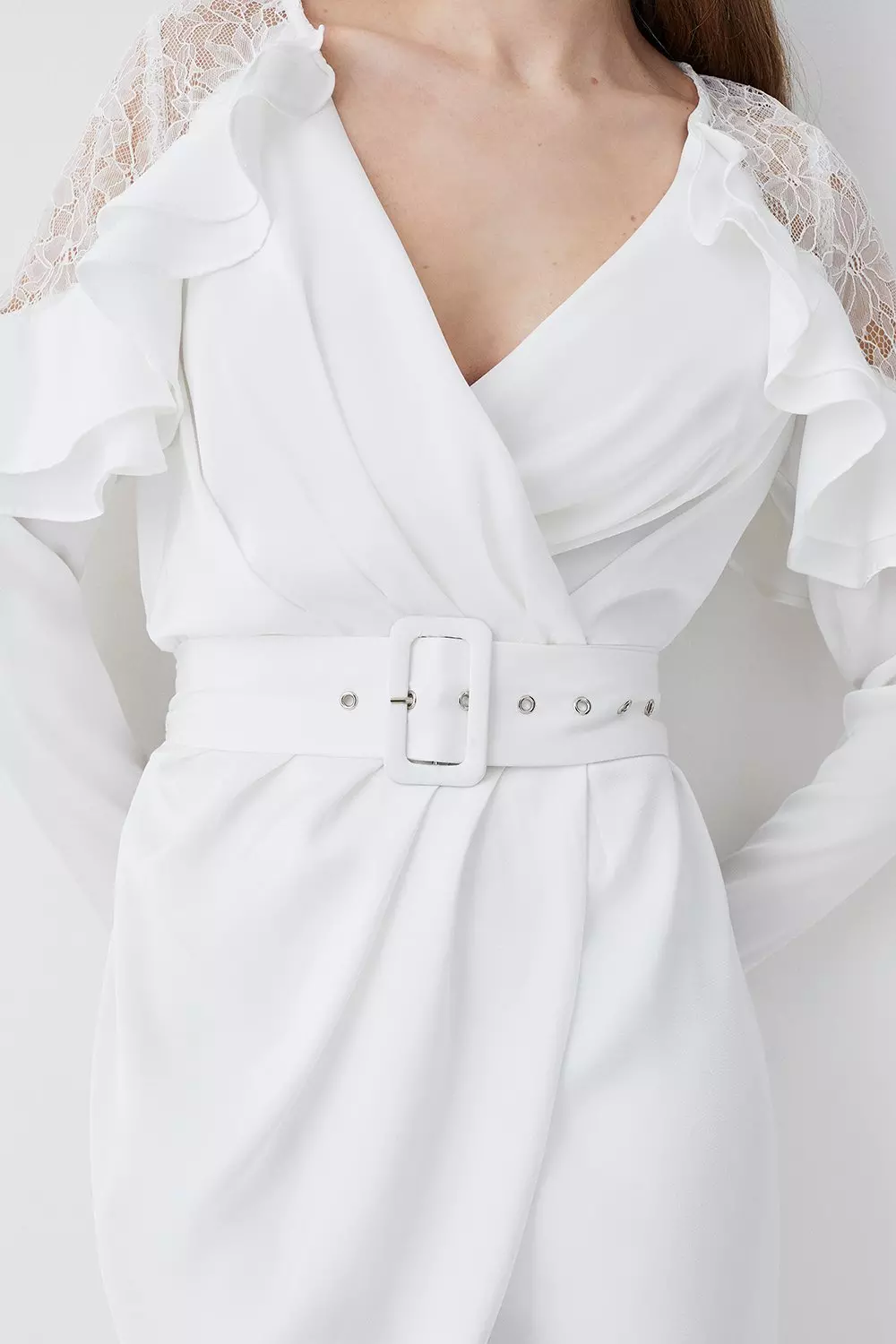 Linen Wrap Dress Reina | linenhandmadestudio.com