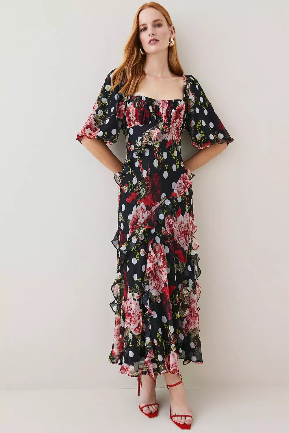 Chiffon maxi dress petite hotsell