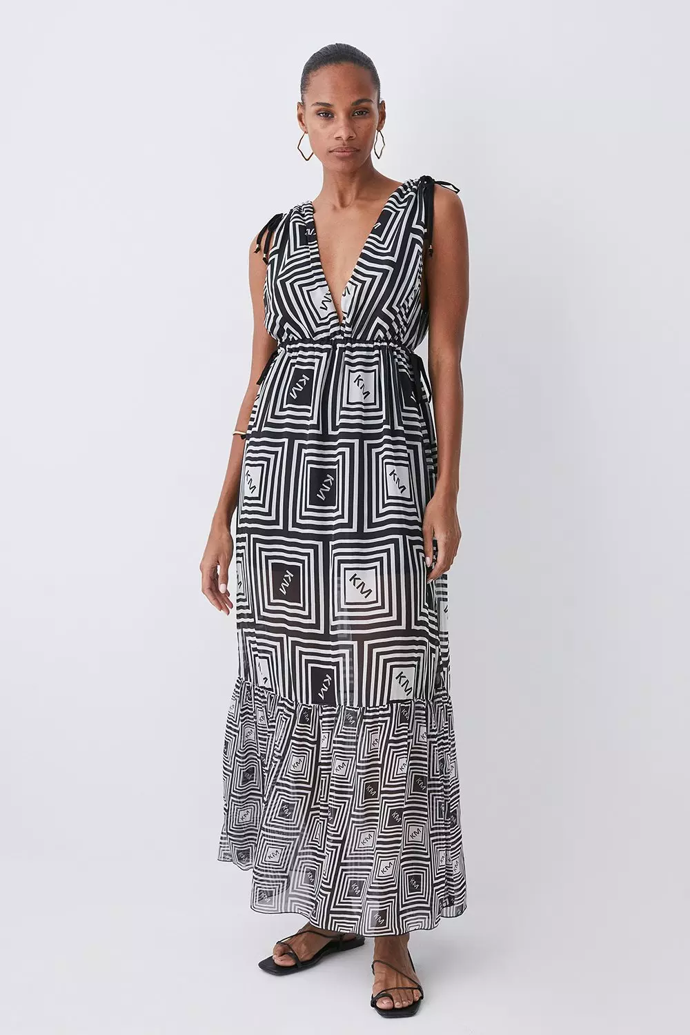 Silk beach dress sales