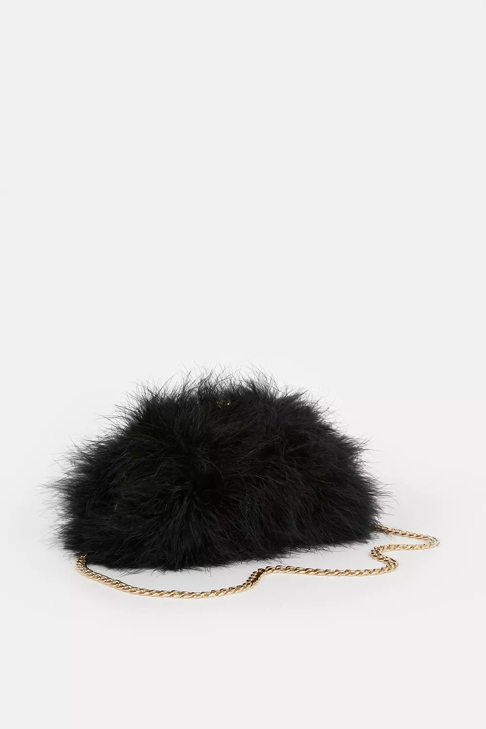 Small Feather Clutch Chain Bag Karen Millen