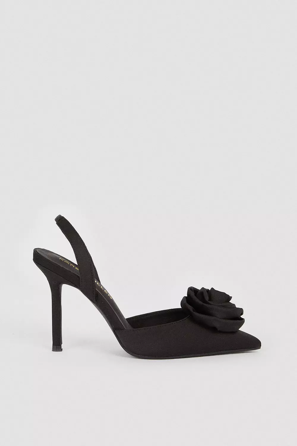 Flower Detail Court Slingback Heel Karen Millen