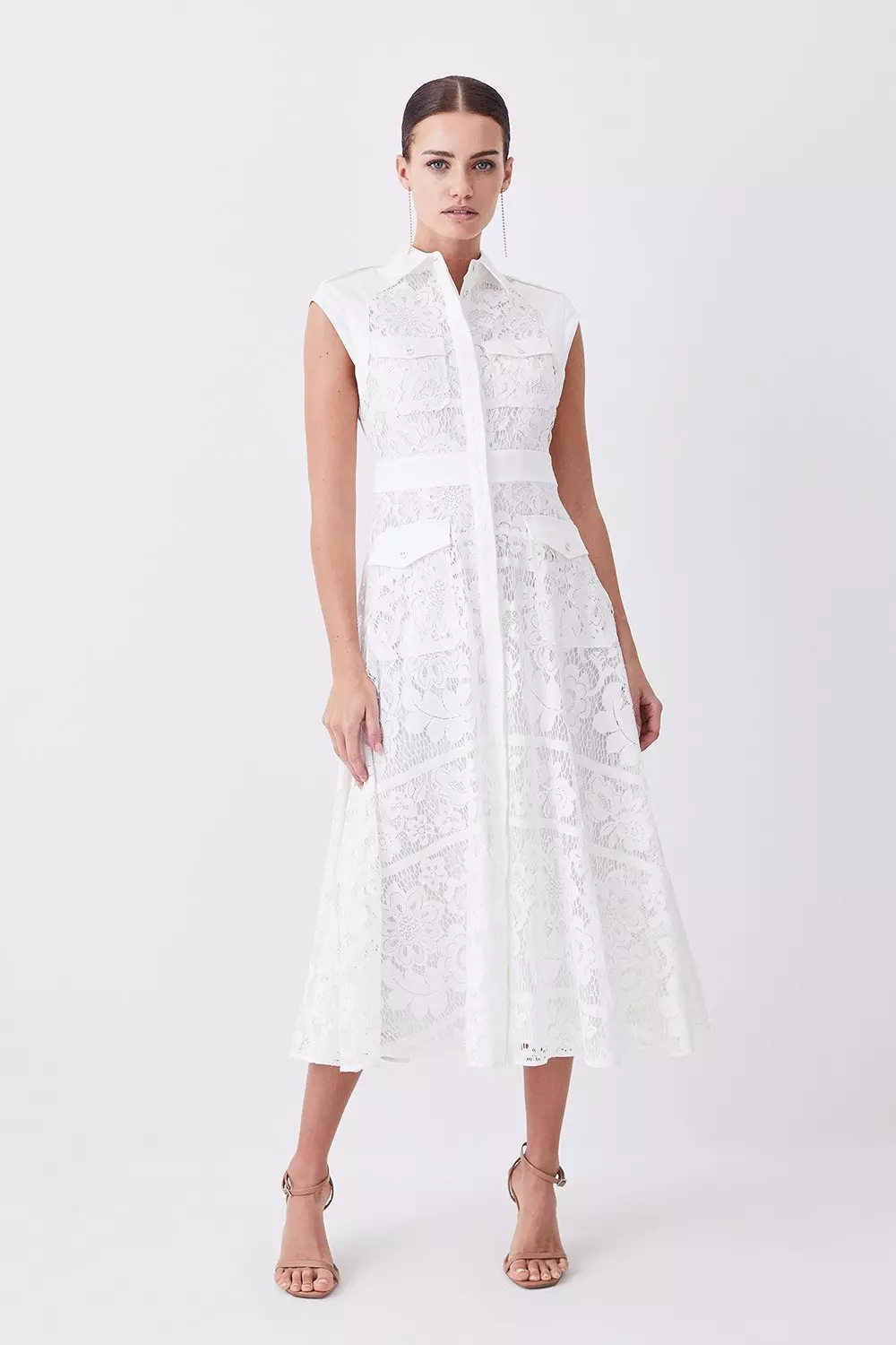 Karen millen dress white best sale