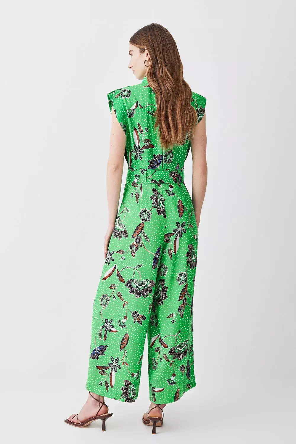 Karen millen green jumpsuit online