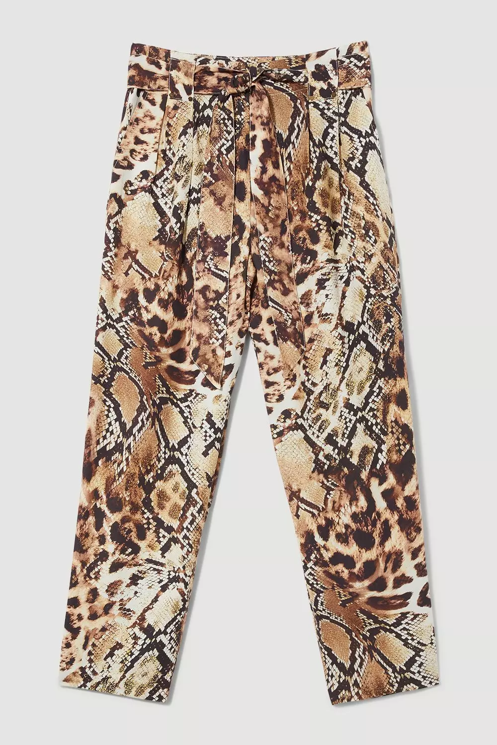 KAREN MILLEN* 花柄ギャザーワイドパンツ Floral Embroidered Cotton Linen Woven Wide Leg Pants | Karen