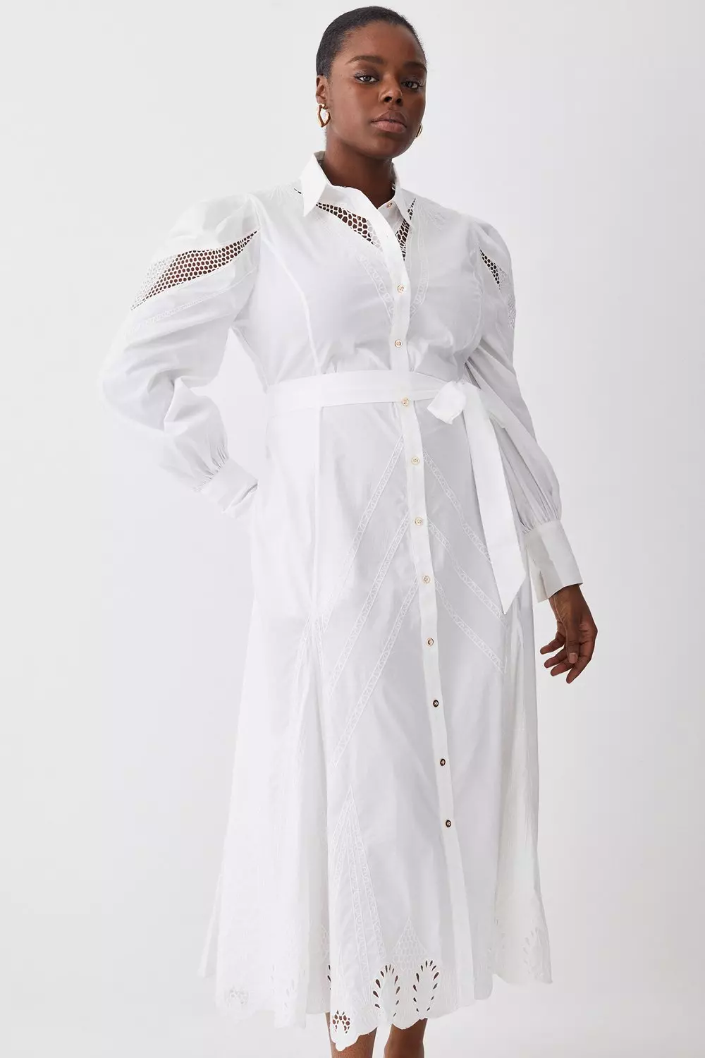 Plus size white tshirt dress on sale
