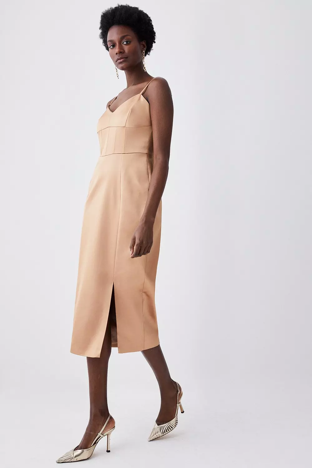 Karen millen corset plumper dress