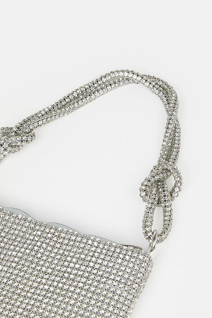 Rhinestone Shoulder Bag | Karen Millen Rhinestone Shoulder Bag | Karen Millen