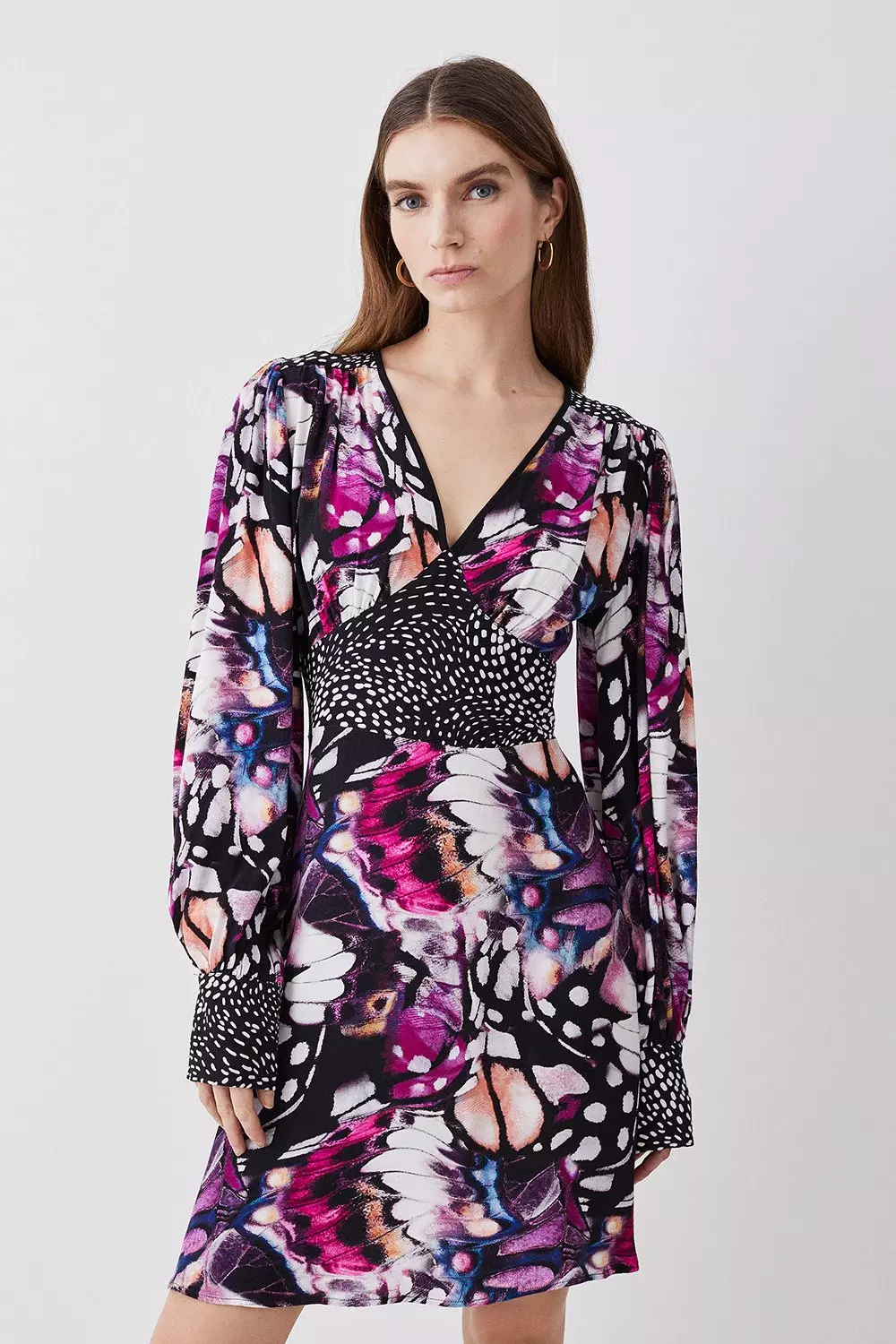 Karen millen butterfly dress hot sale