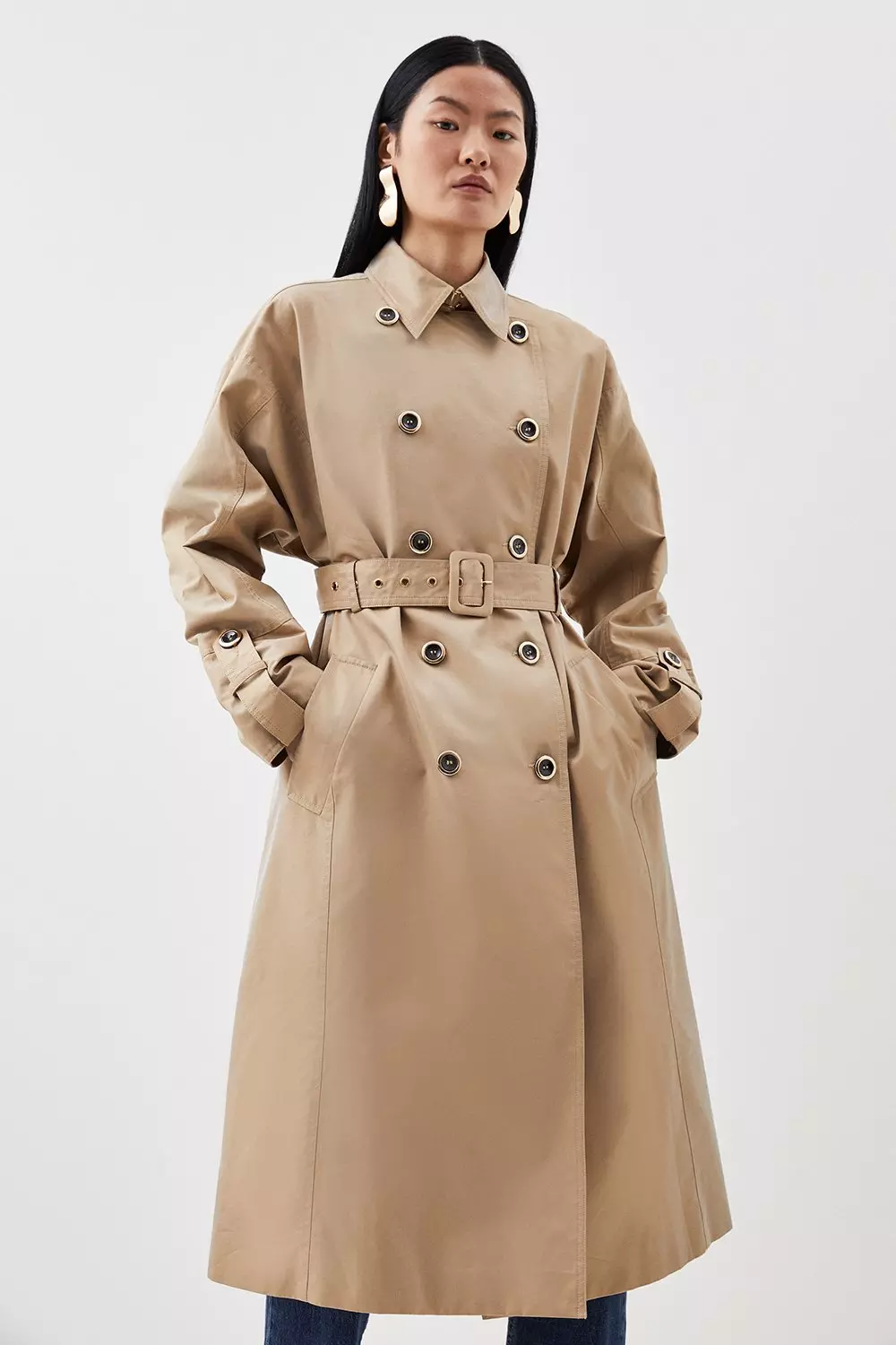 Belted trench coat karen millen best sale