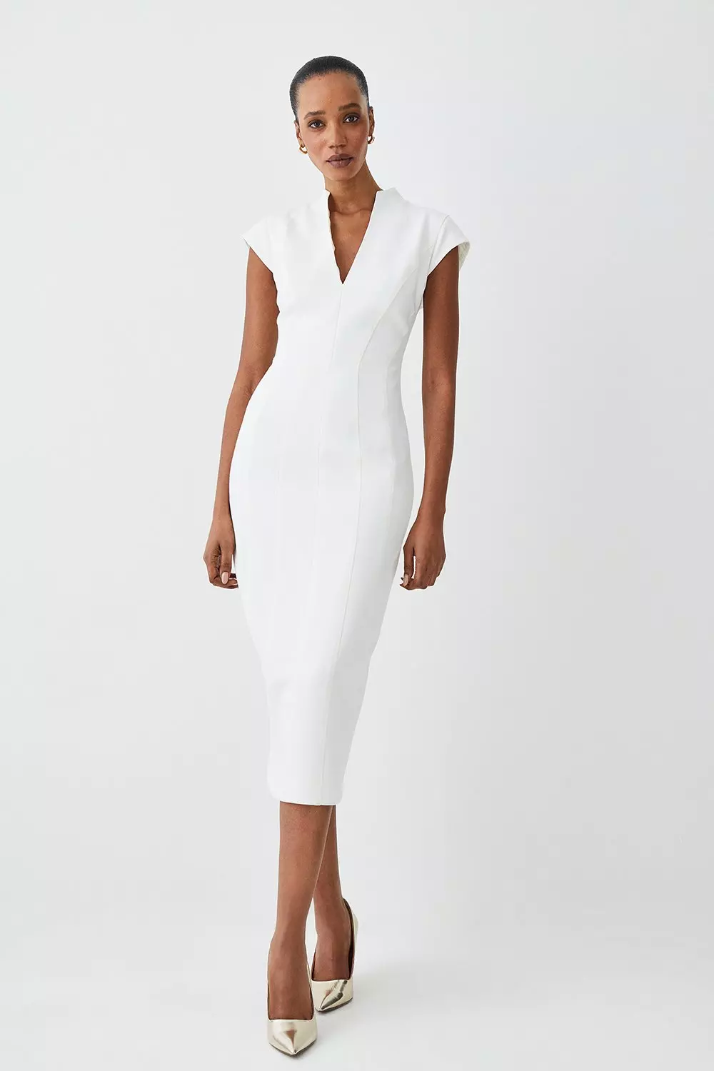 Karen millen v neck pencil dress hotsell