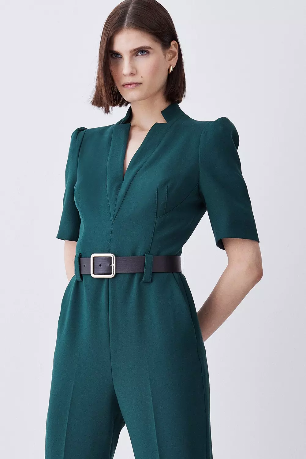 Karen millen green jumpsuit online