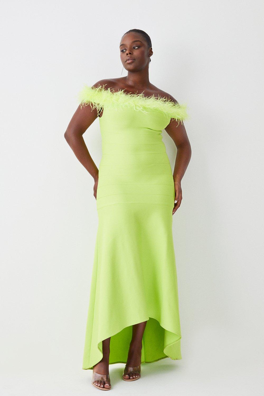 Lime green beach dress best sale