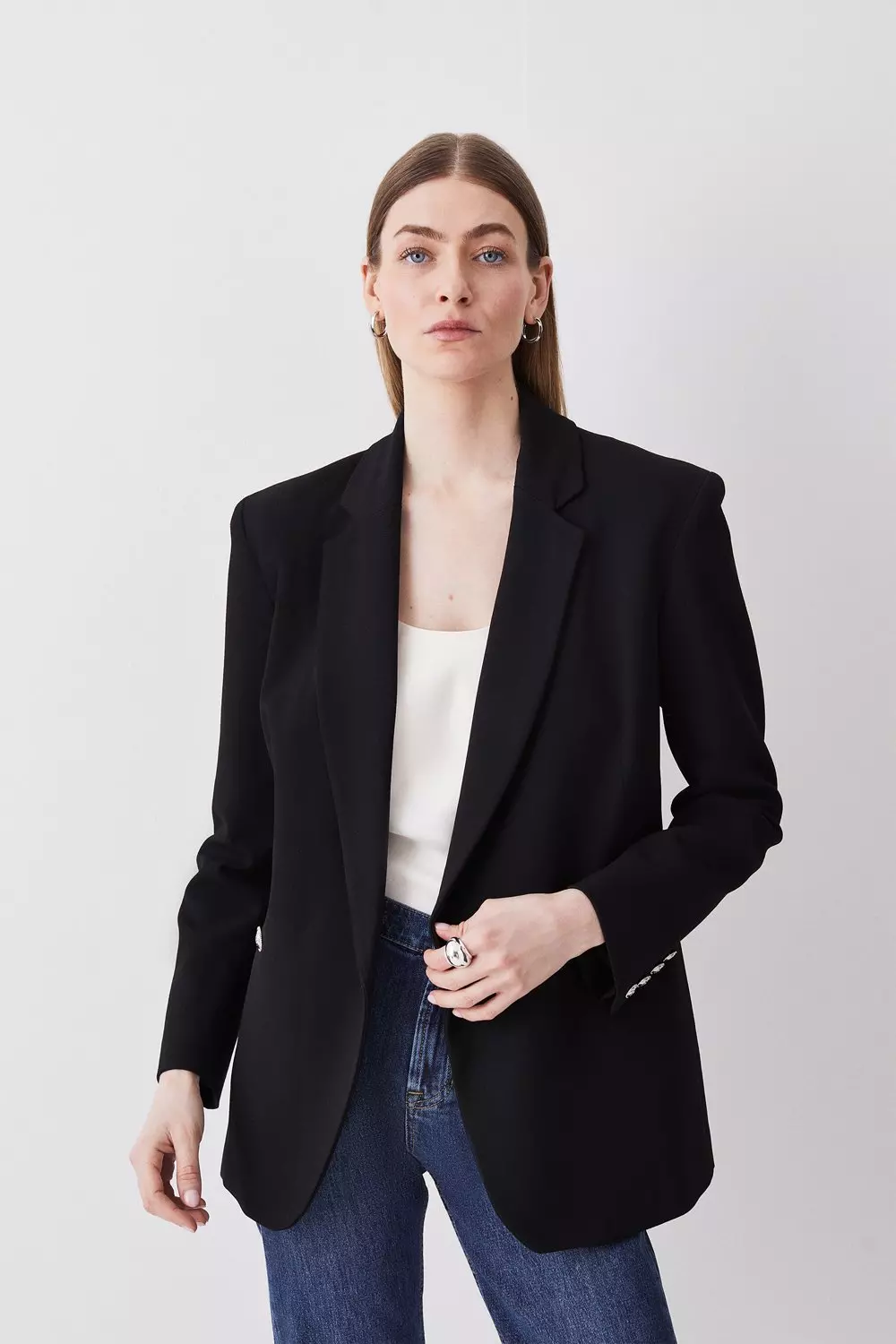 日本未入荷★Karen Millen アシンメトリージャケット 日本未入荷☆Karen Millen アシンメトリージャケット