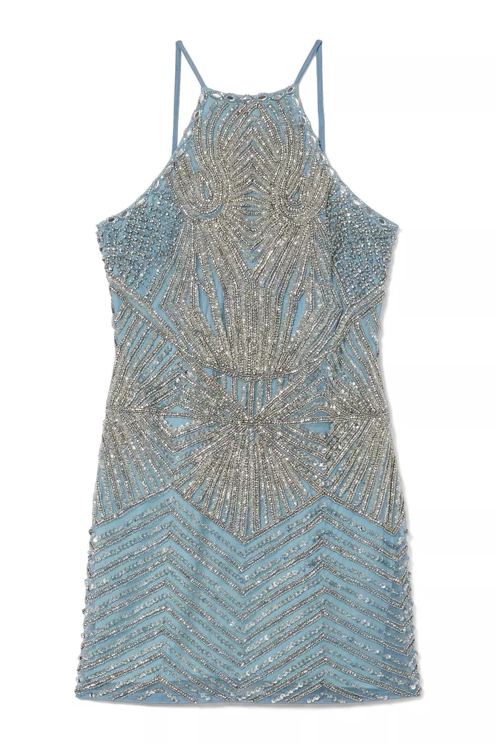 KAREN MILLEN 日本未入荷 コンパクト ボタン 半袖 ミニドレス 襟 リブストライプドレス/胸元オープンカット/パールボタン/谷間