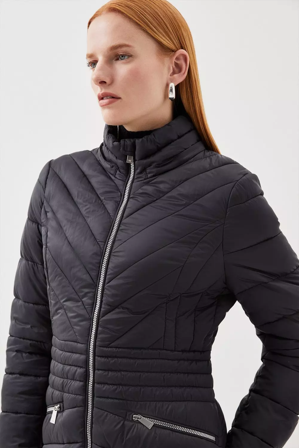 Karen millen packable puffer jacket best sale