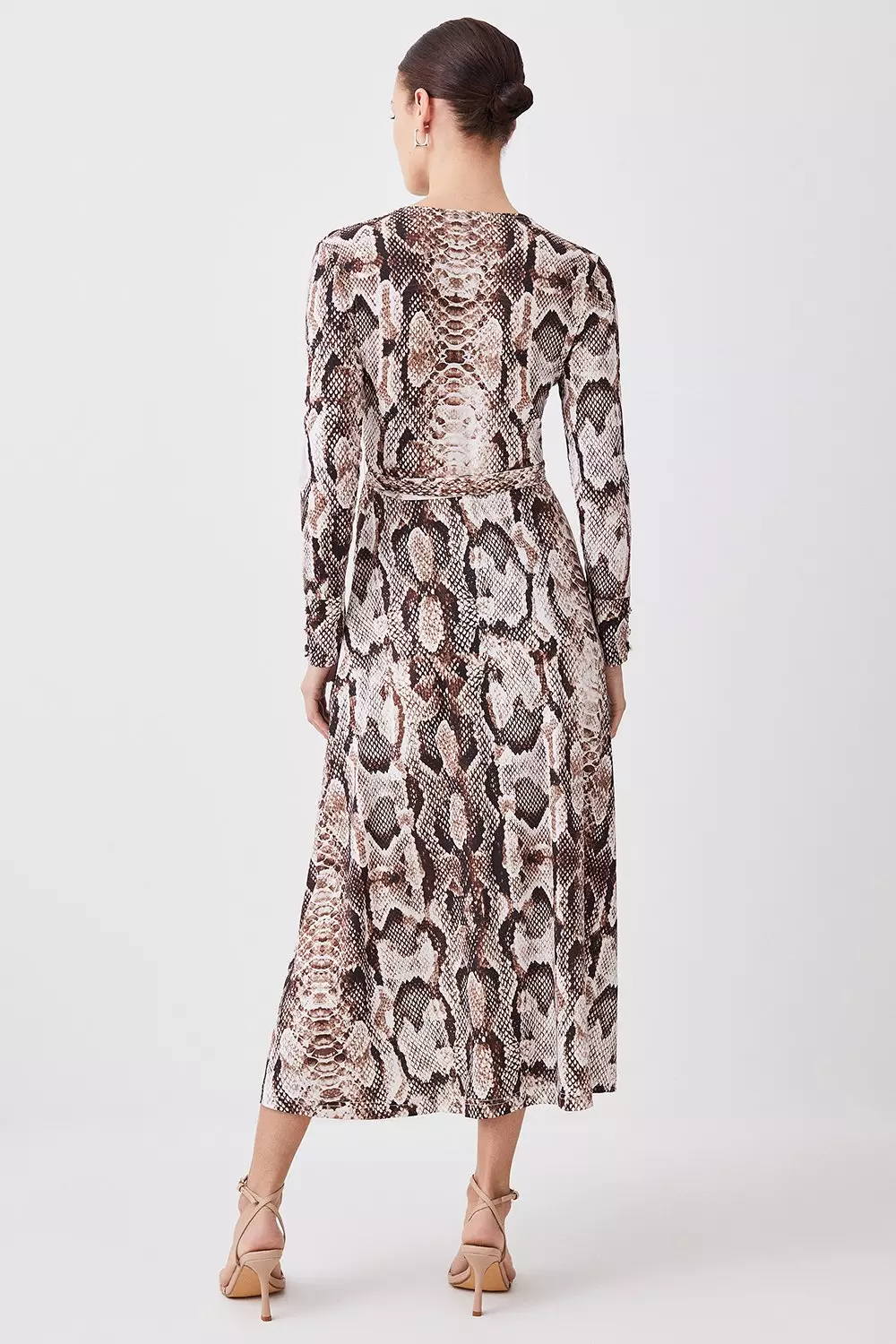 Karen millen snake print dress hotsell