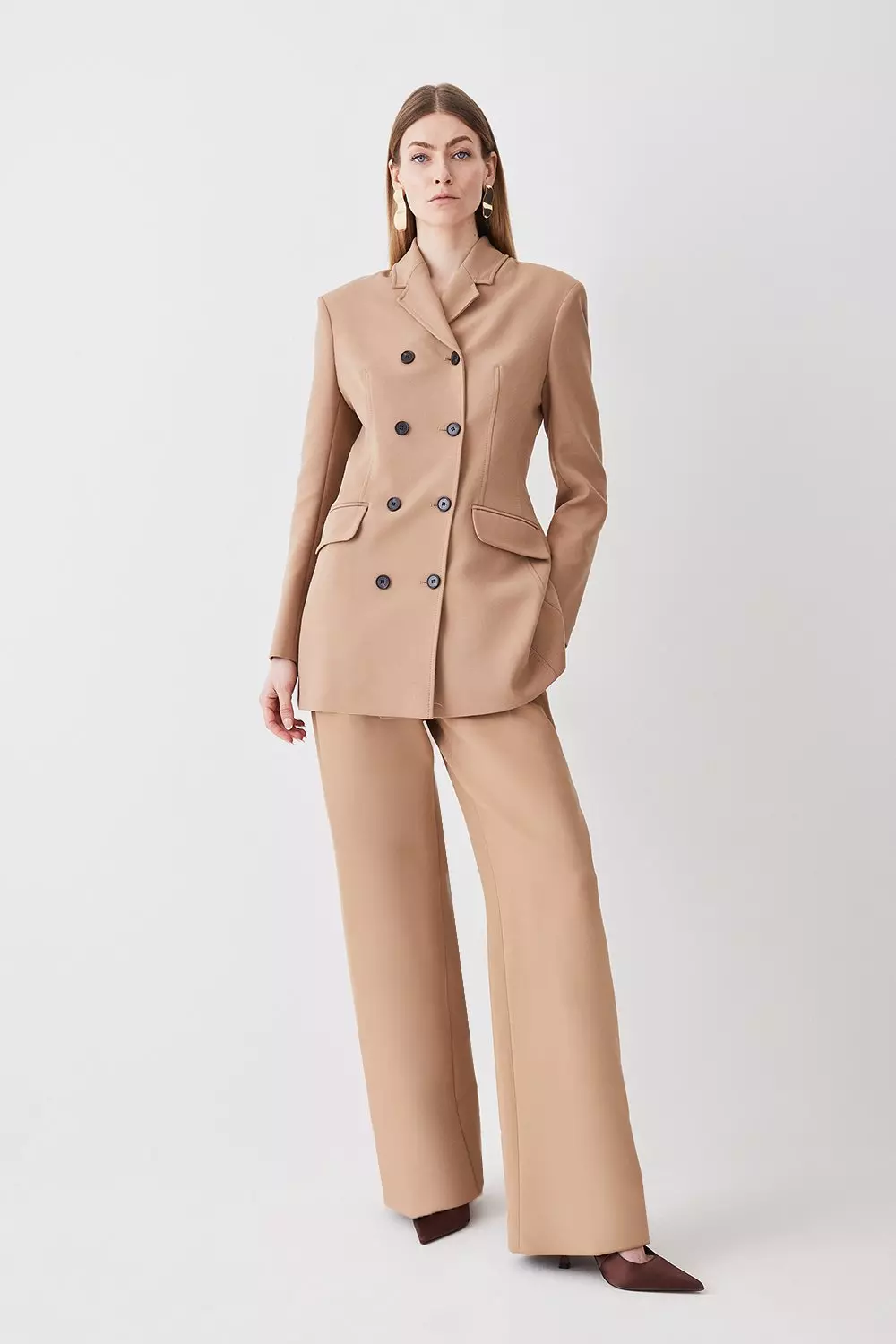 Karen millen double breasted blazer hotsell