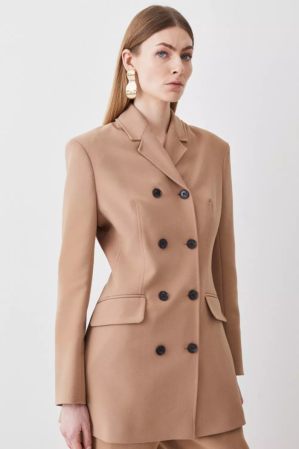 Karen millen double breasted blazer best sale