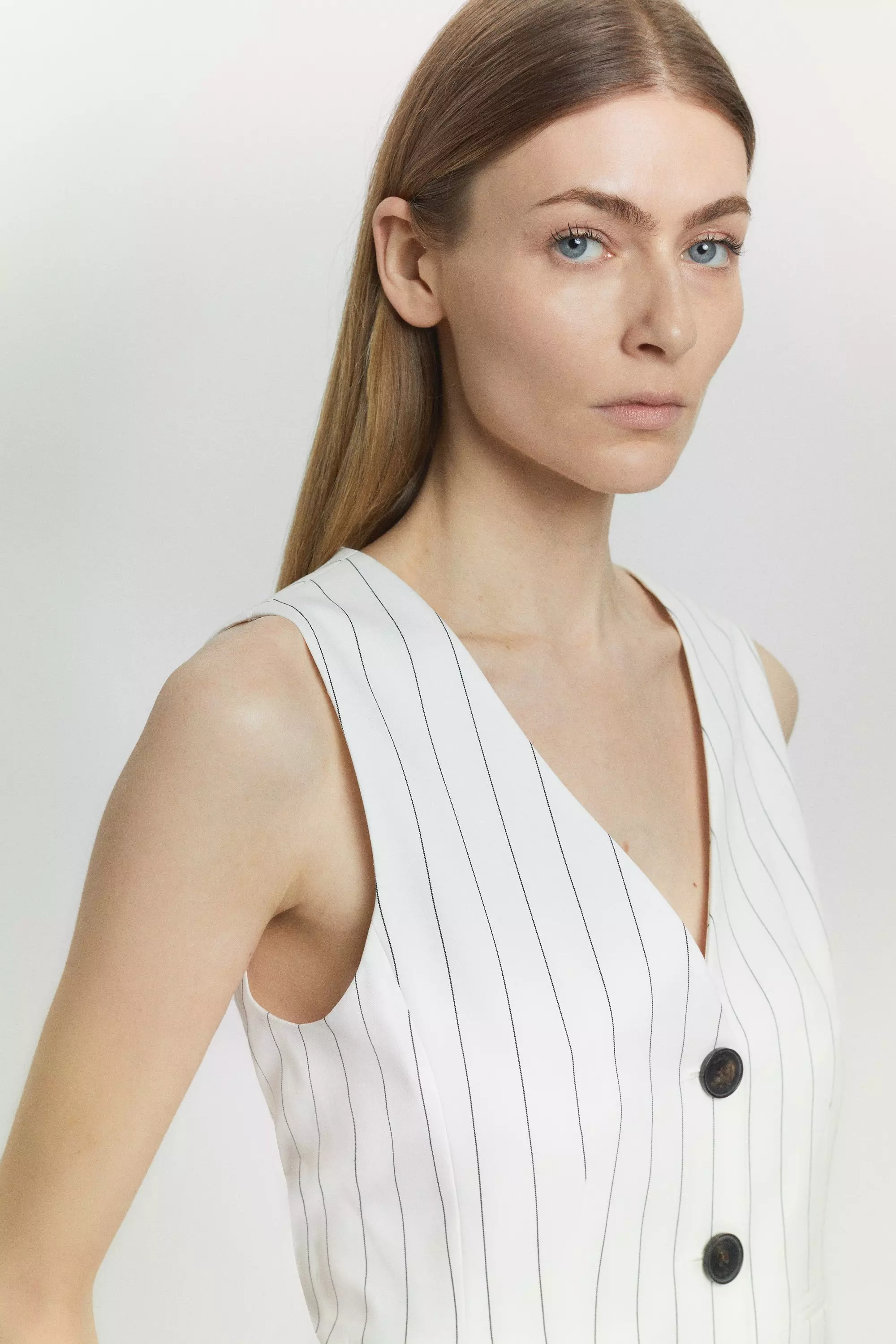 Pinstripe Vest | Karen Millen
