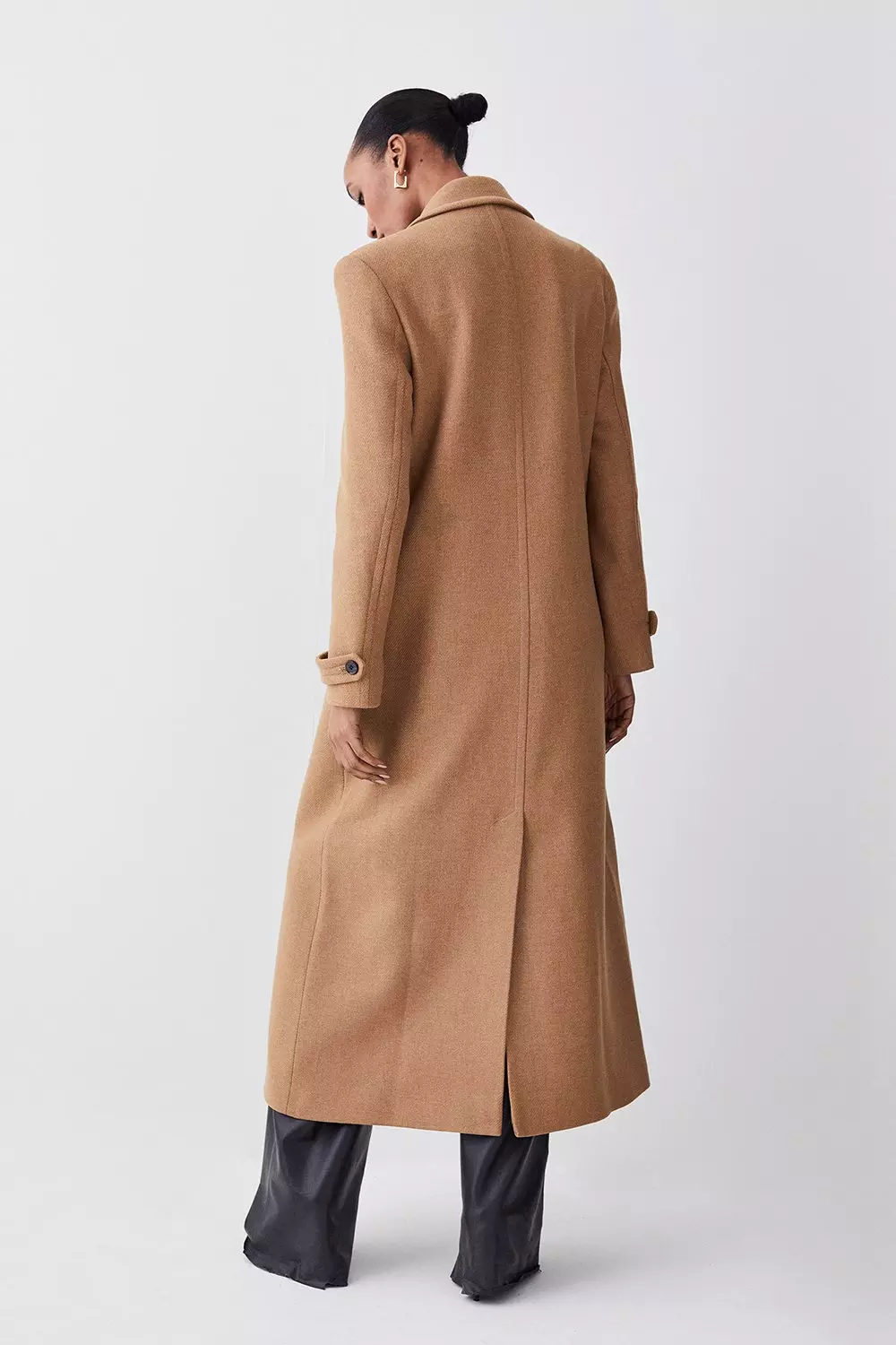 Extra long camel coat hotsell