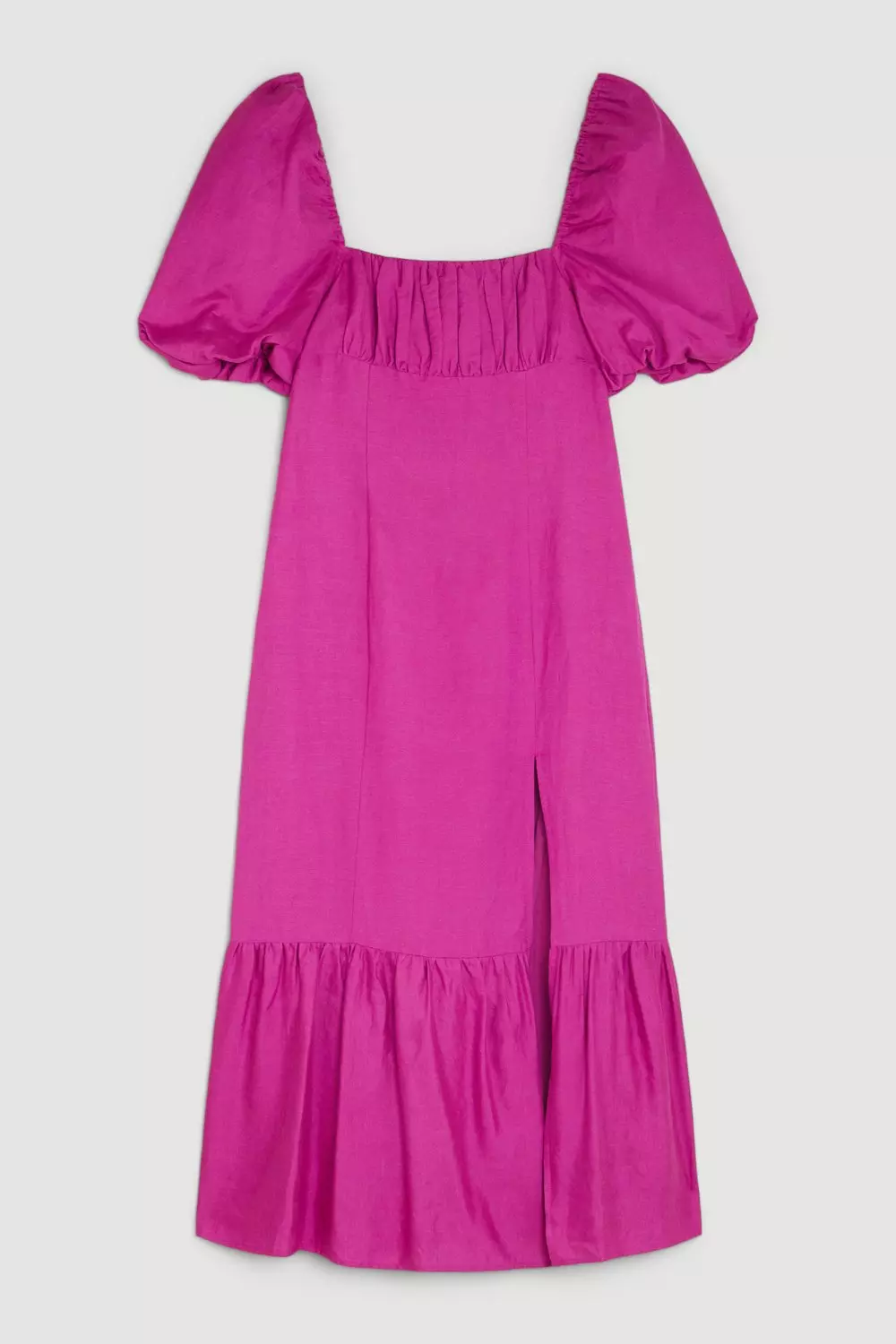 Light blue linen dress (1015)