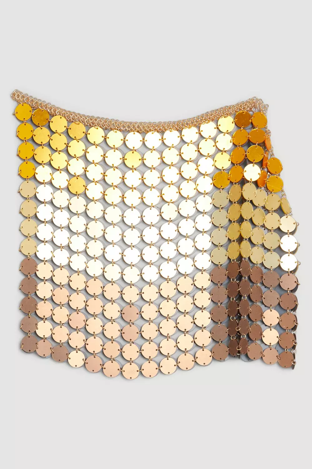 Mirrored Disc Side Split Skirt | Karen Millen