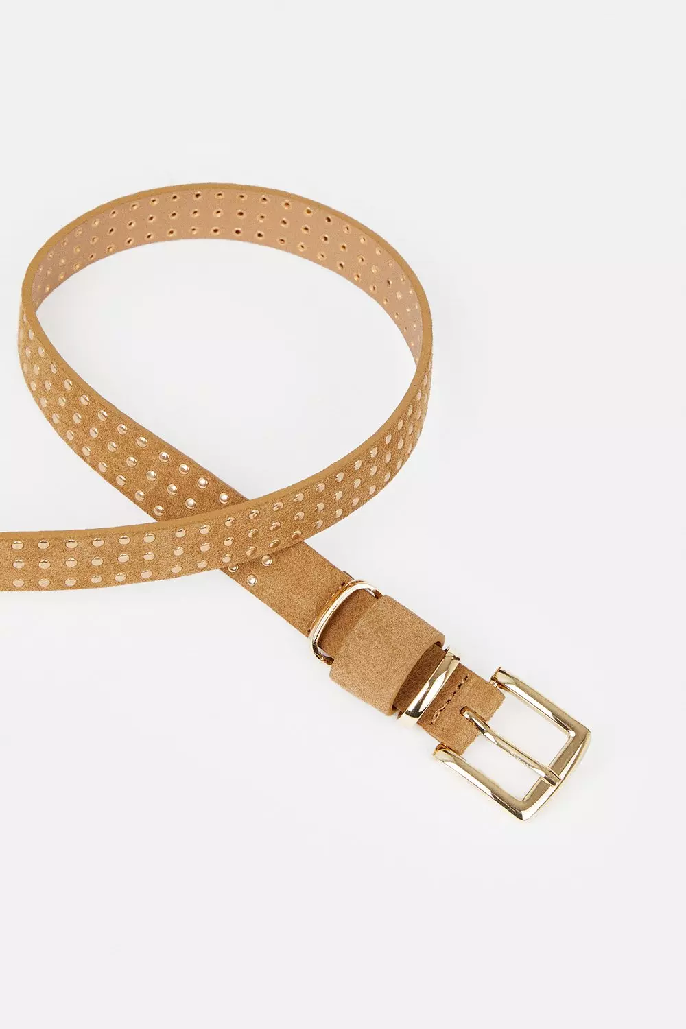 Suede Studded Waist Belt | Karen Millen