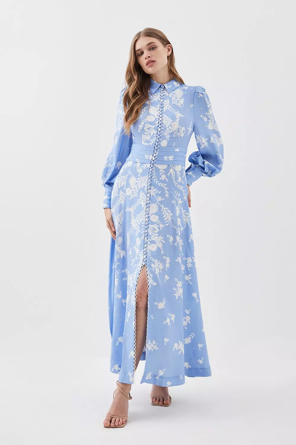 安心追跡付【KAREN MILLEN】Lydia Millenシフォントップドレス bkk21974_floral_xl?$