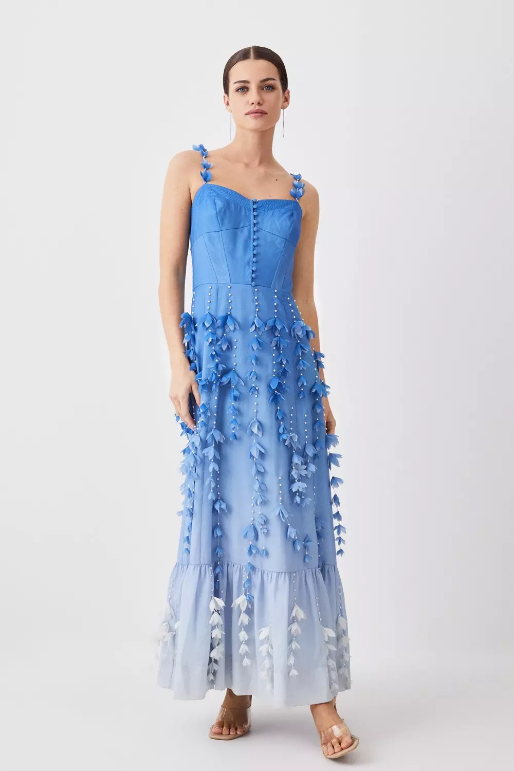 Karen millen blue midi dress deals