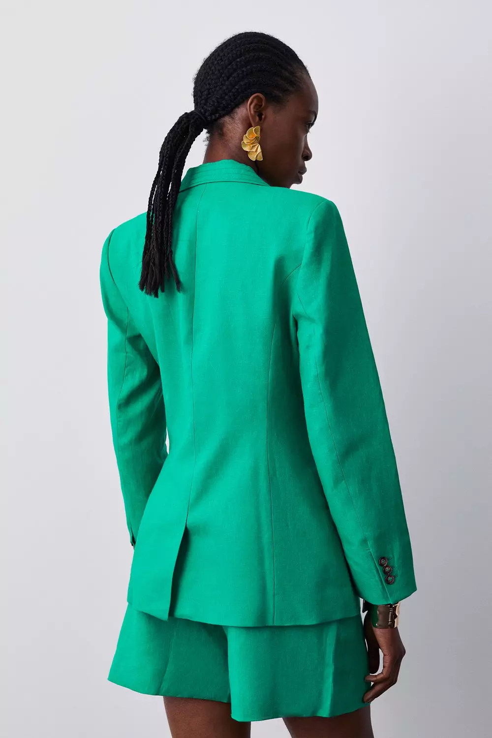 ◆KAREN MILLEN◆フロントホルターベルトジャンプスーツ/green bkk19158_green_xl?pdp.template